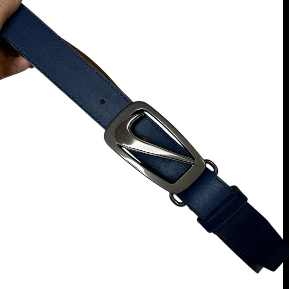 Nike Navy Belt with Metallic Buckle
